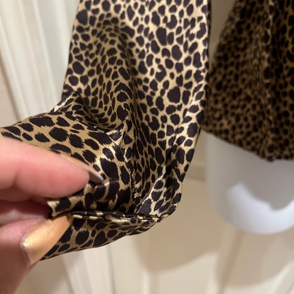 Richard Warren 100% silk animal print blouse - Picture 4 of 7